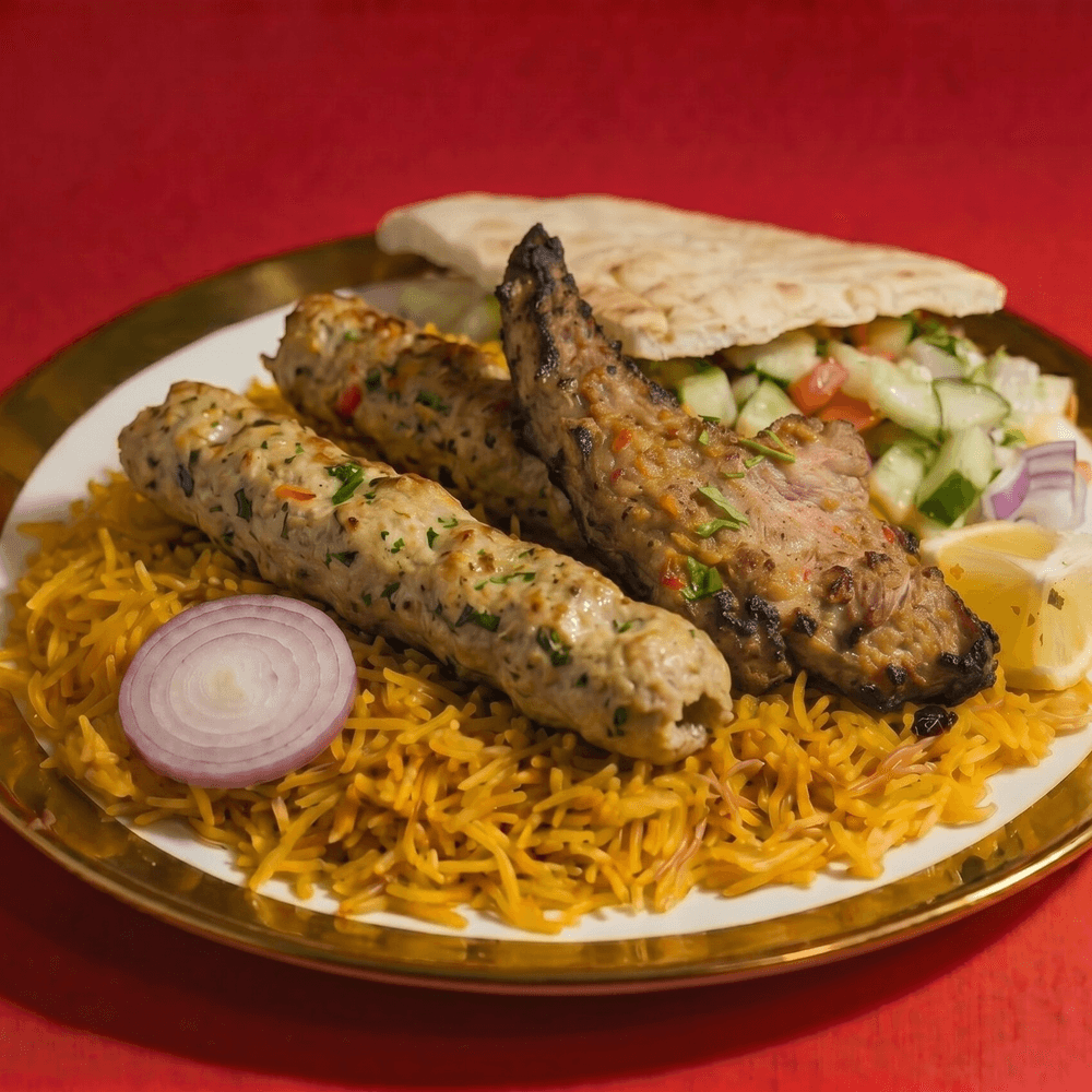 Lamb Chops & Chicken Seekh Kabab