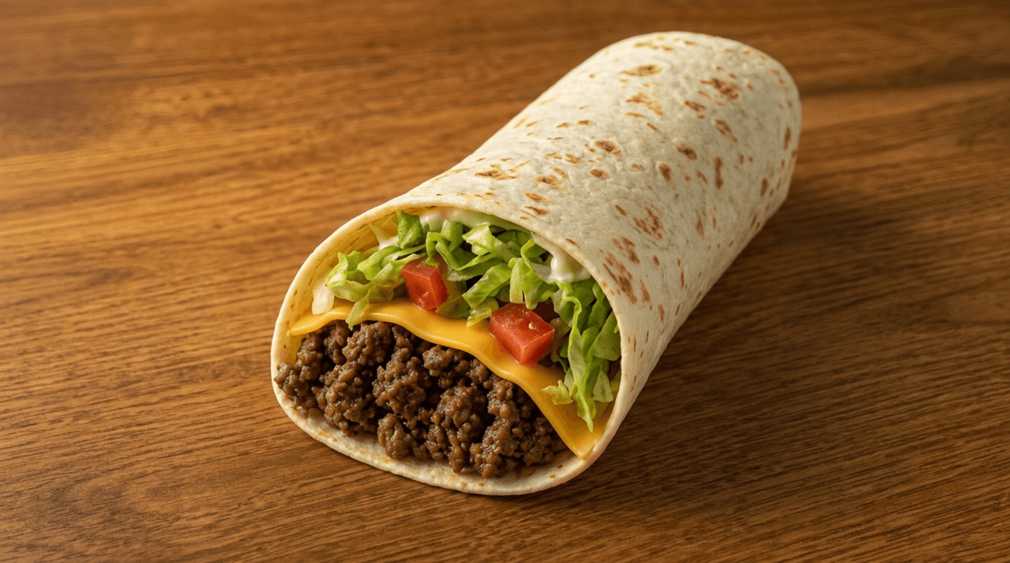Hamburger Wrap