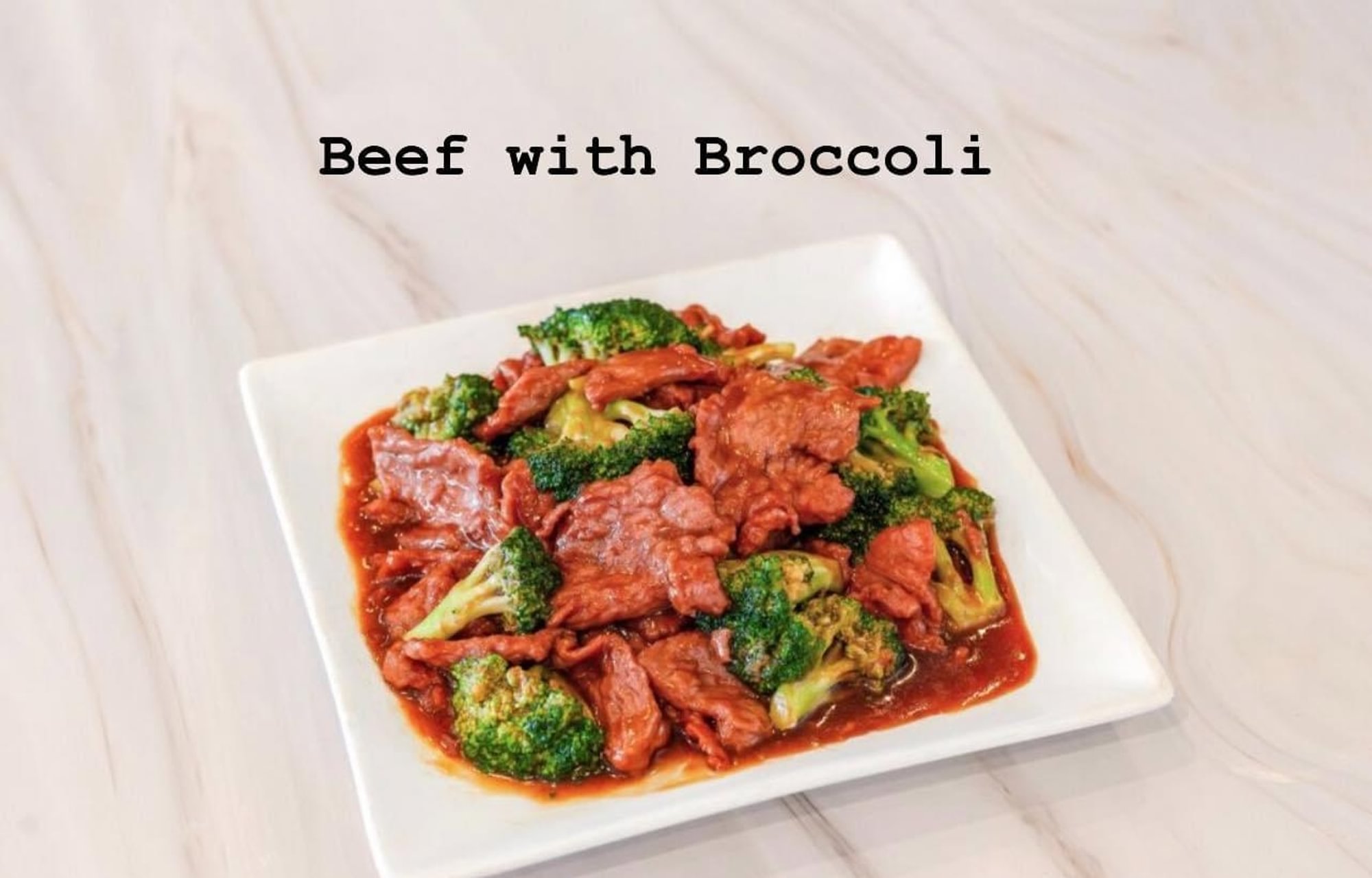 Beef with broccoli / 芥兰牛肉