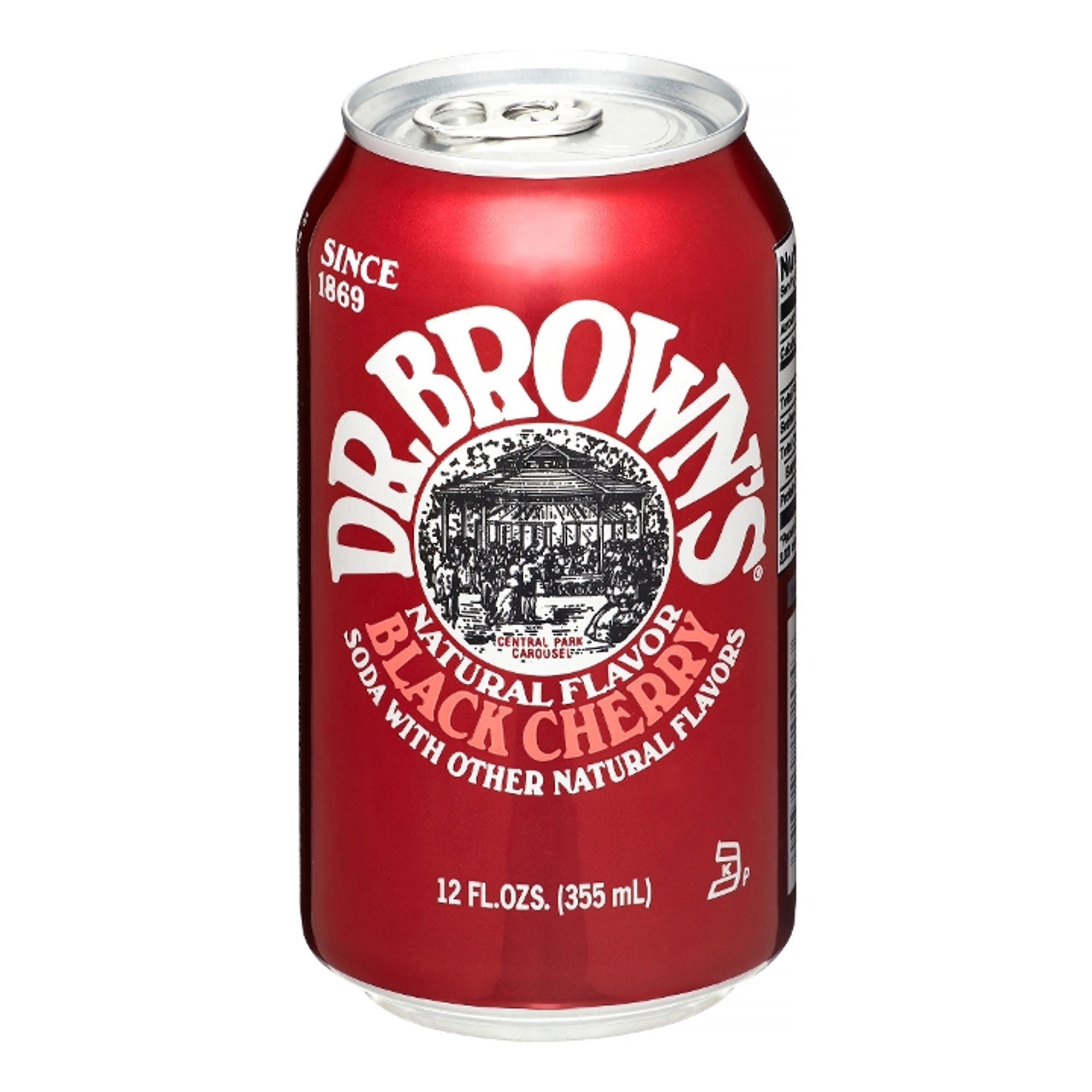 Dr. Brown's Black Cherry Soda (can)