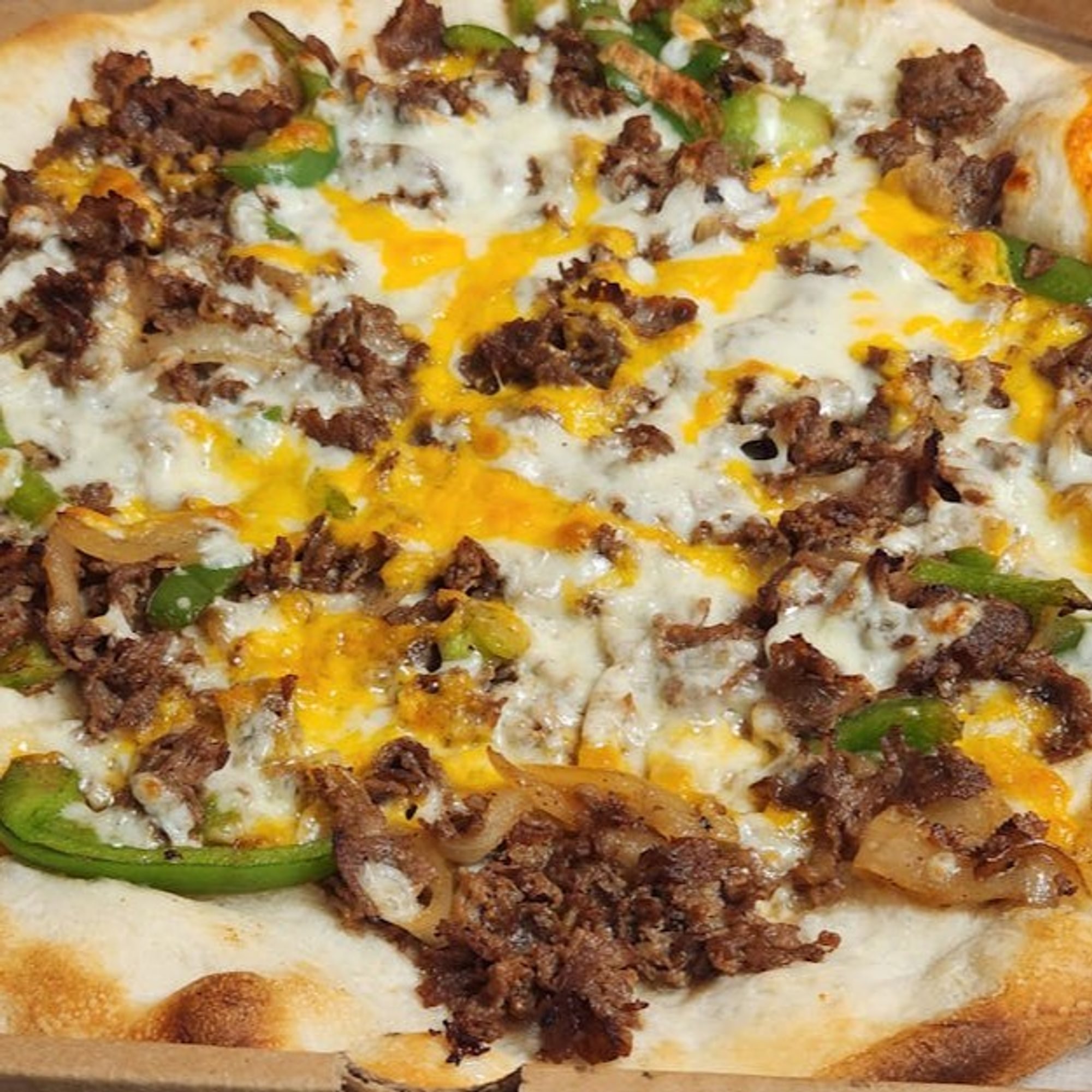 Cheesesteak Pizza