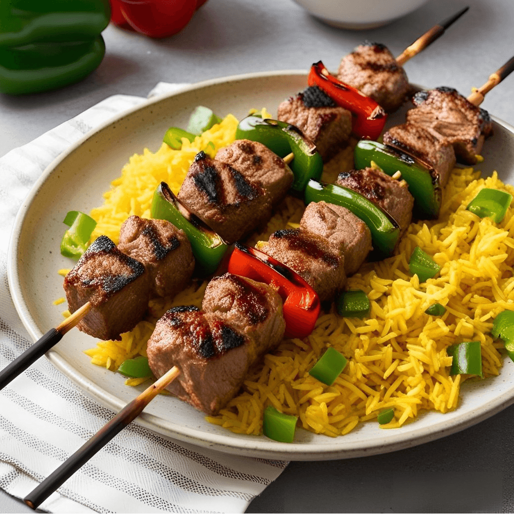Lamb Kabob Platter