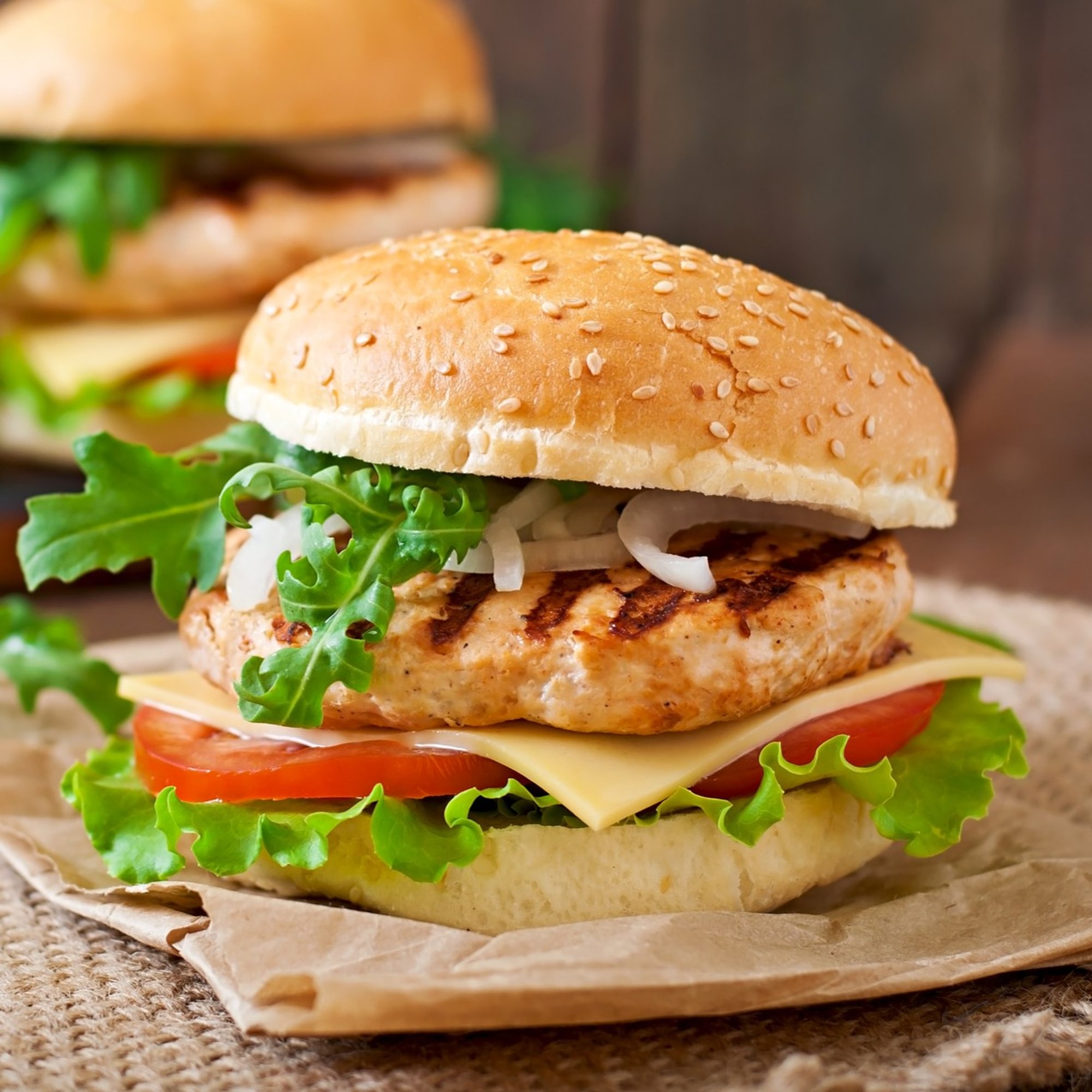 Grilled Chicken Breast Burger
