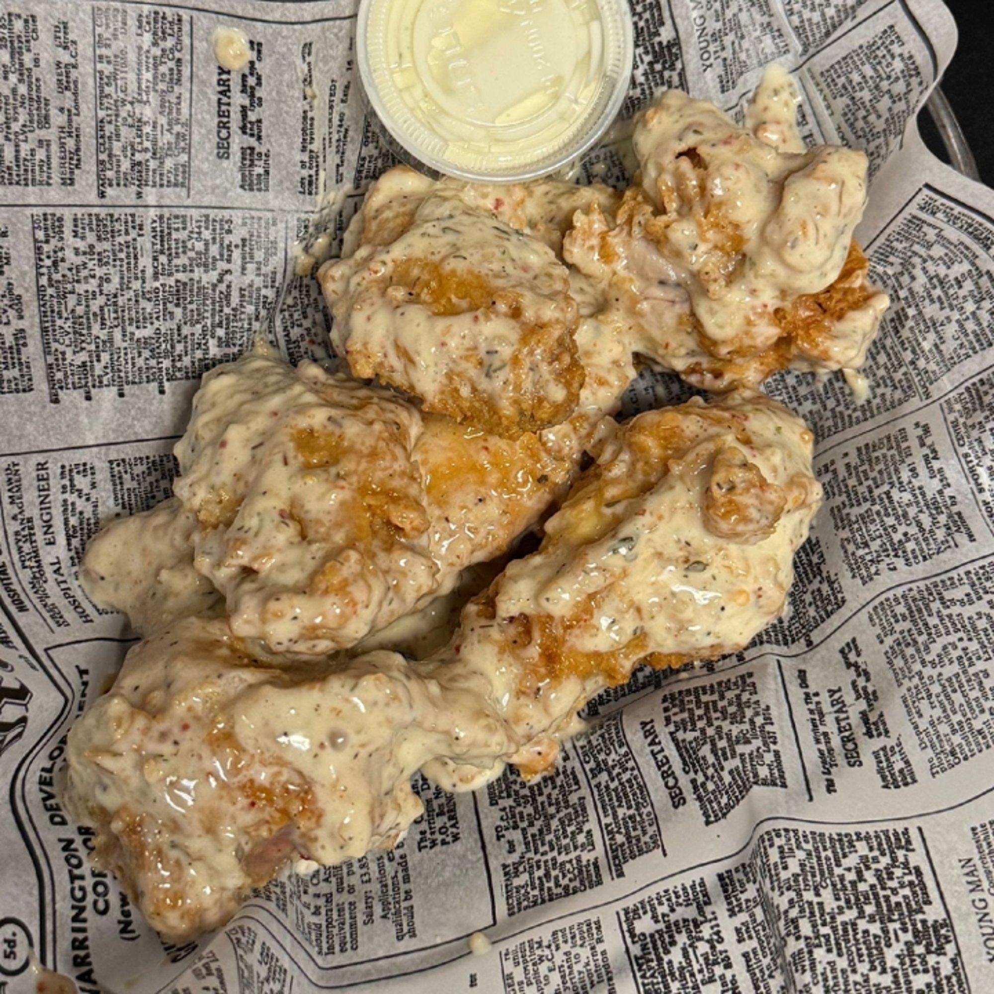 6 Bone-In Chicken Wings (per 6)