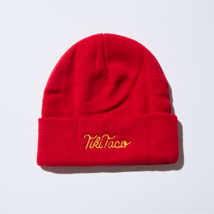 RED BEANIE