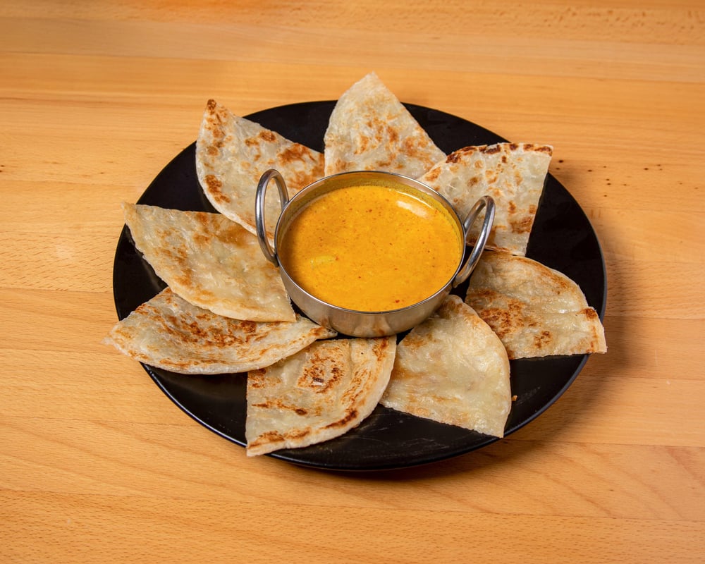 Roti with Yellow Curry