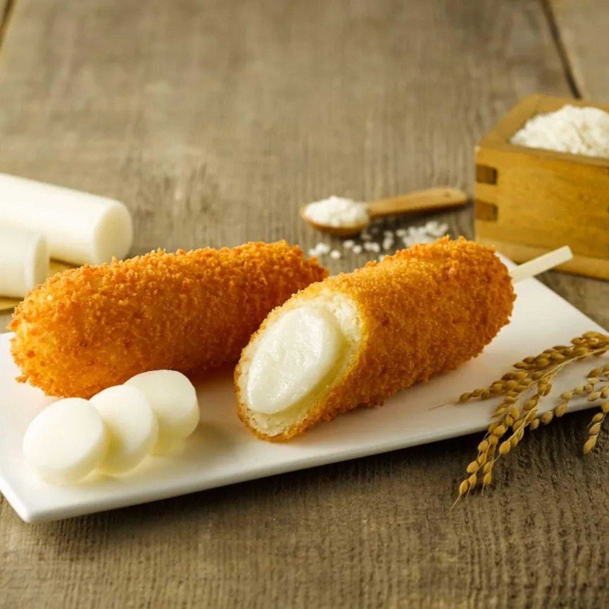 Mozzarella & Rice Cake Corndog