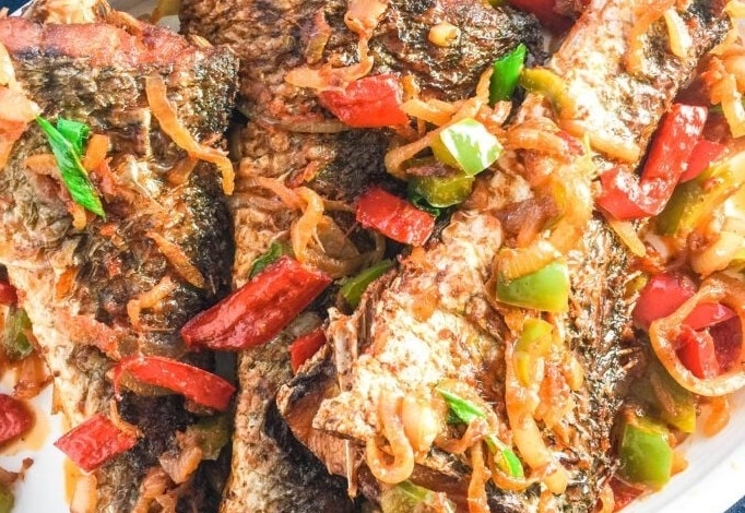 CROAKER FRIED FISH (PEPPERED)