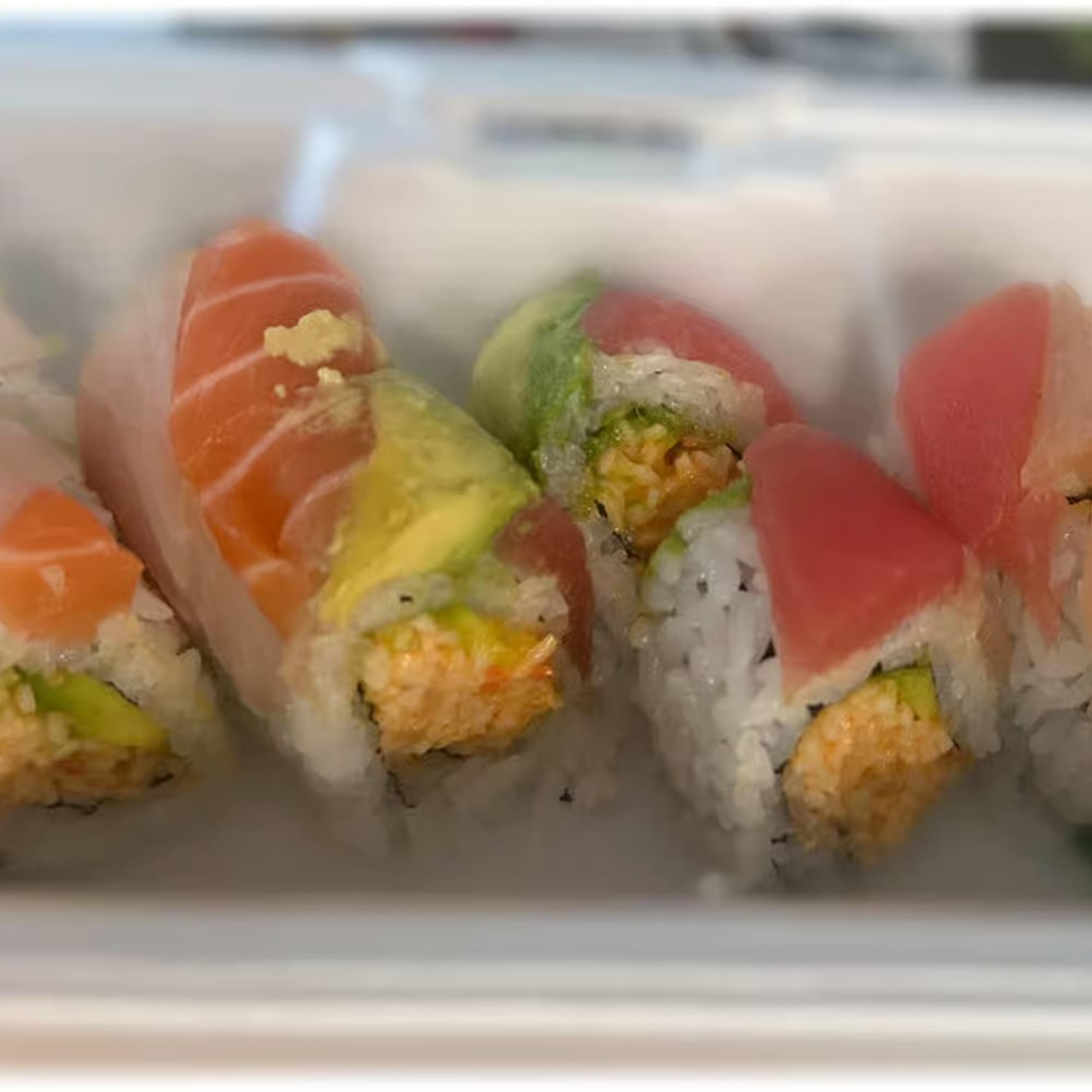Spicy Rainbow Roll(O)