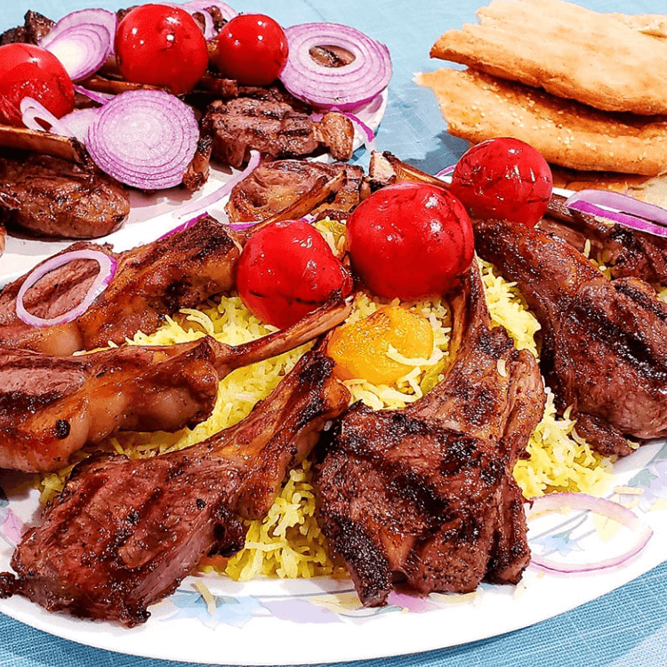 Lamb Kabob Dinner