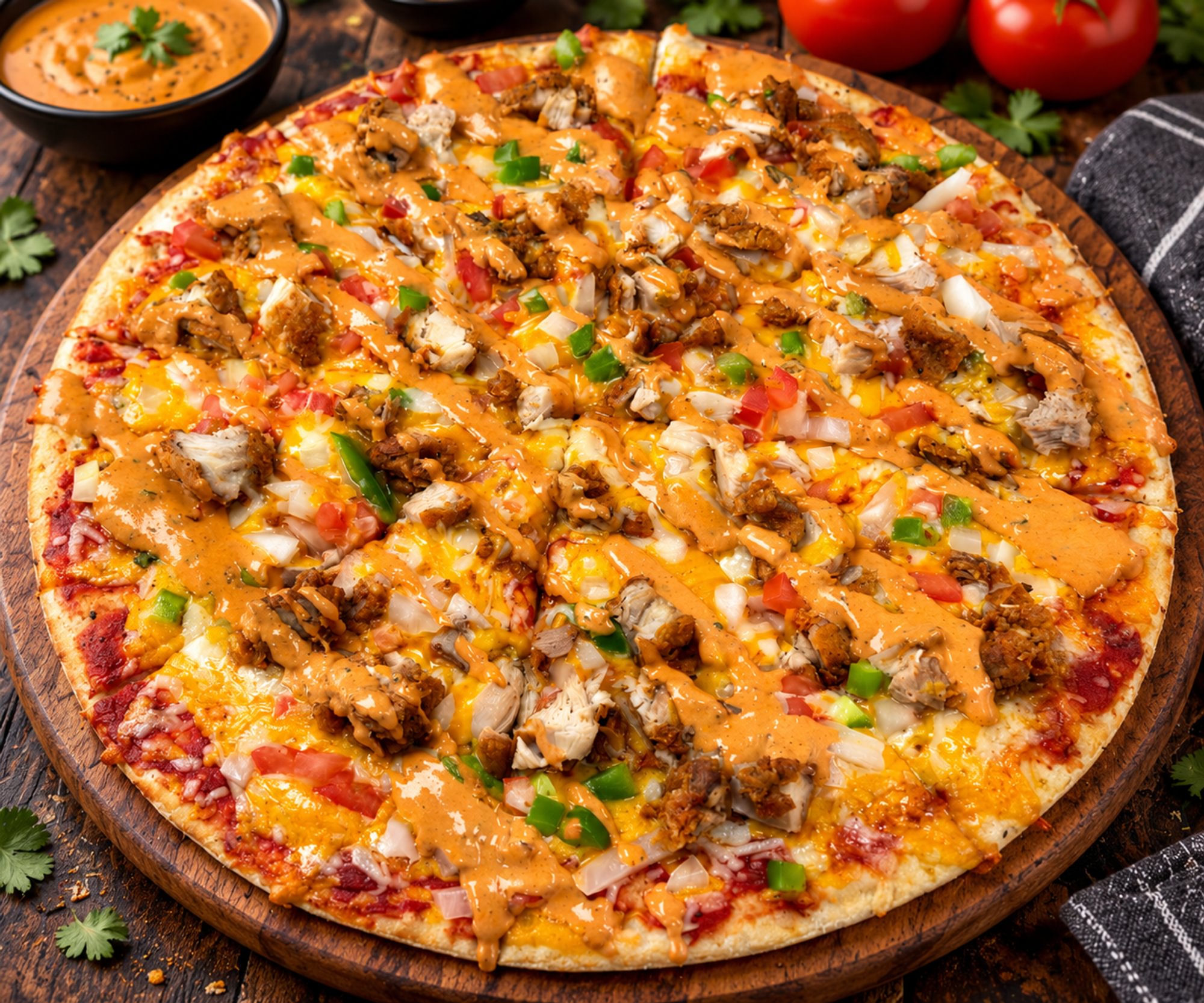 Butter Chicken Pizza