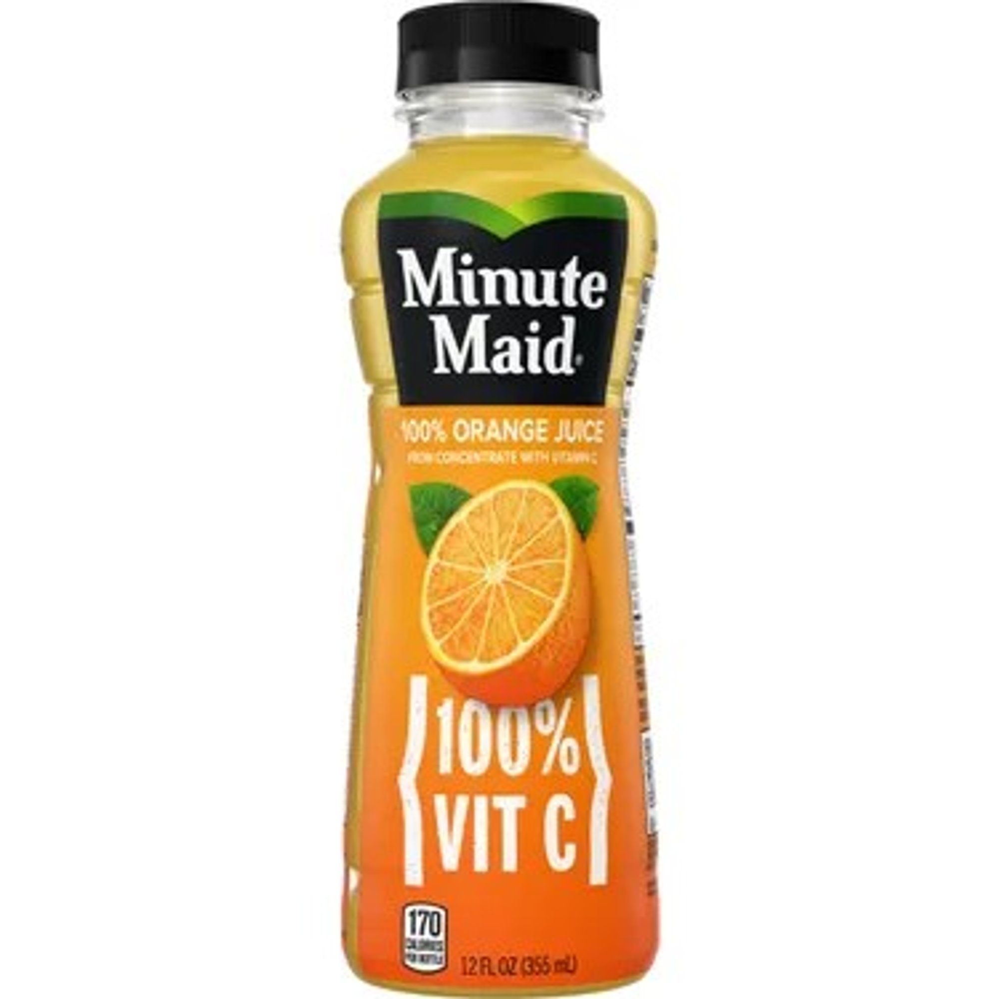 Minute Maid Orange Juice, 12 oz bottle
