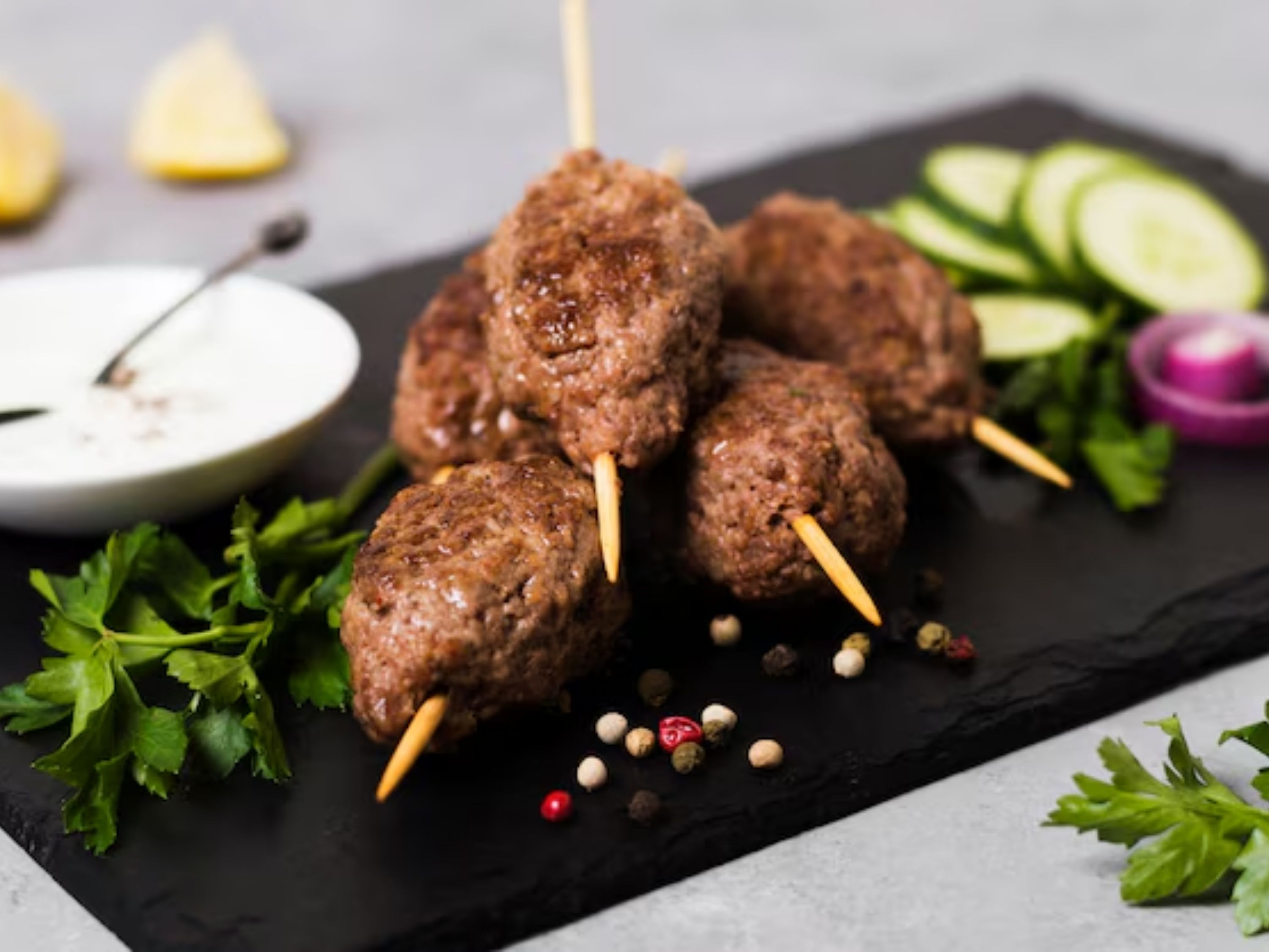 Lamb Seekh Kabab (6 Pcs)