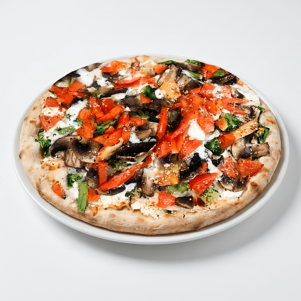White Veggie Pizza
