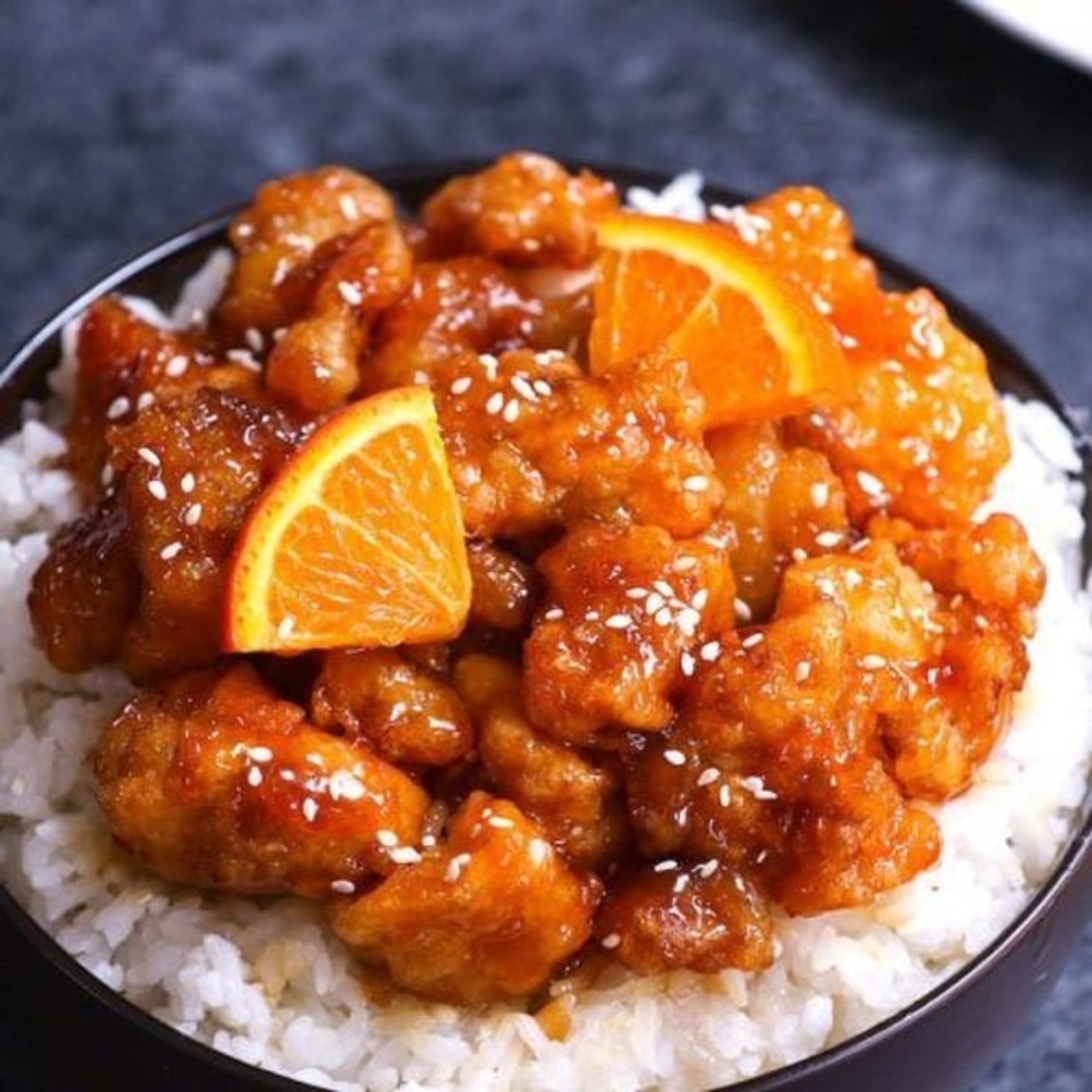 Sweet thai orange chicken