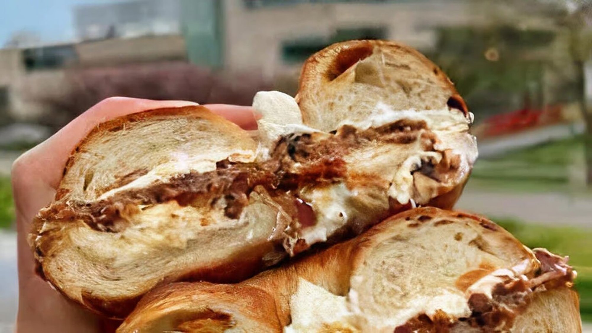 Bagel with Cream Cheese & Bacon