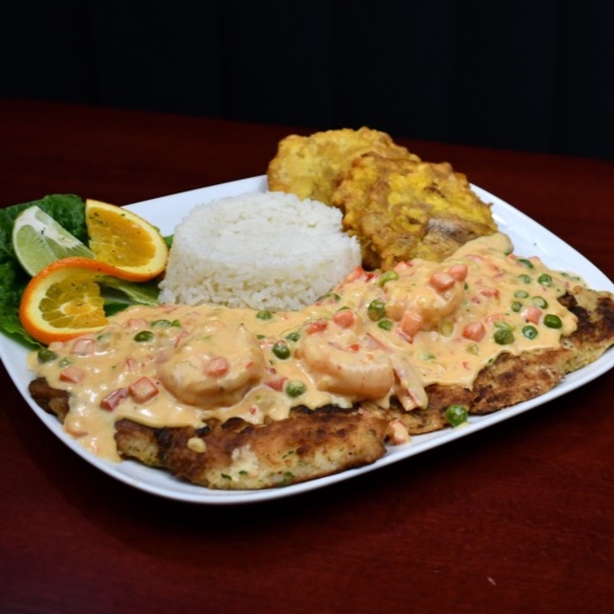 Filete Con Camarones