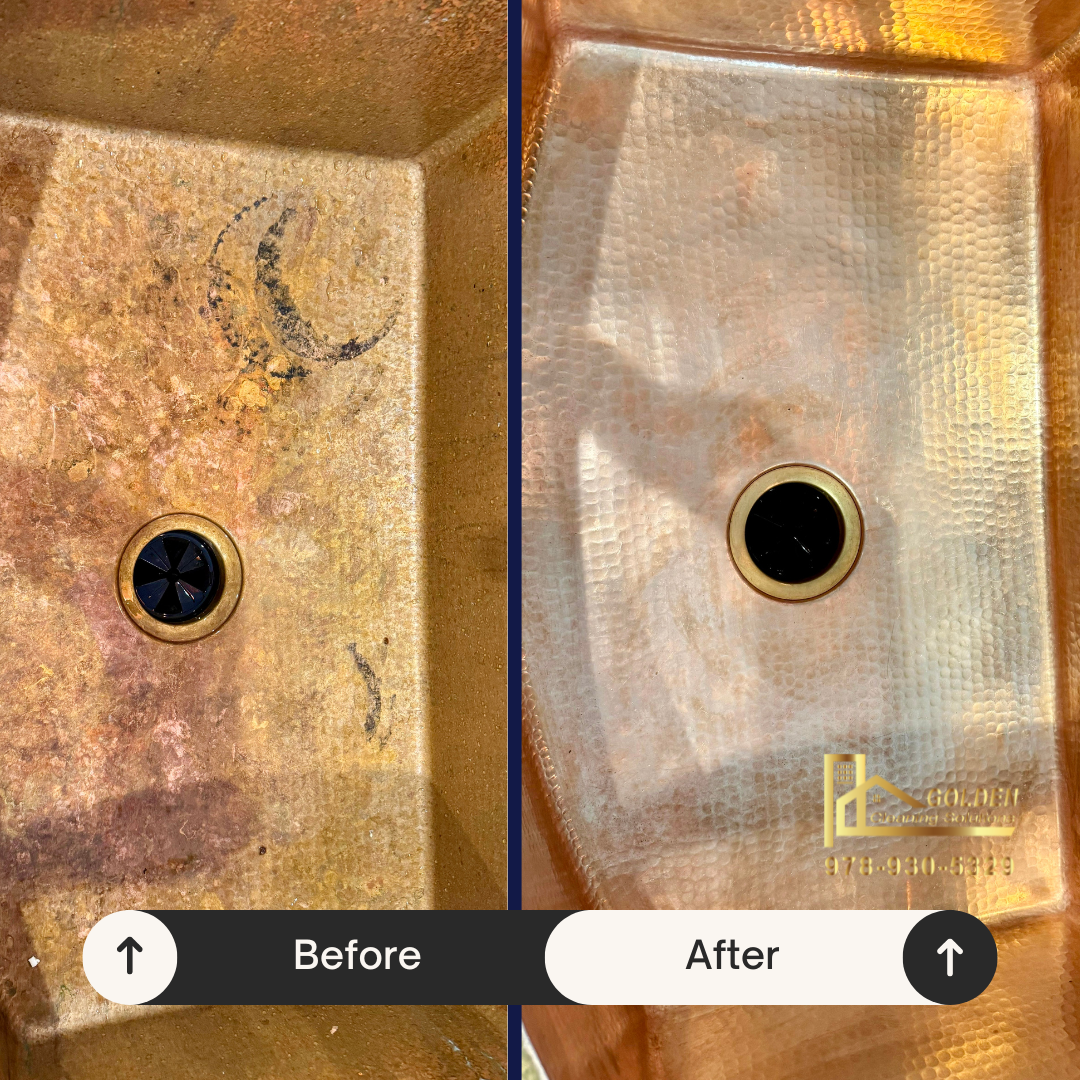 Golden cleaning solutions Image