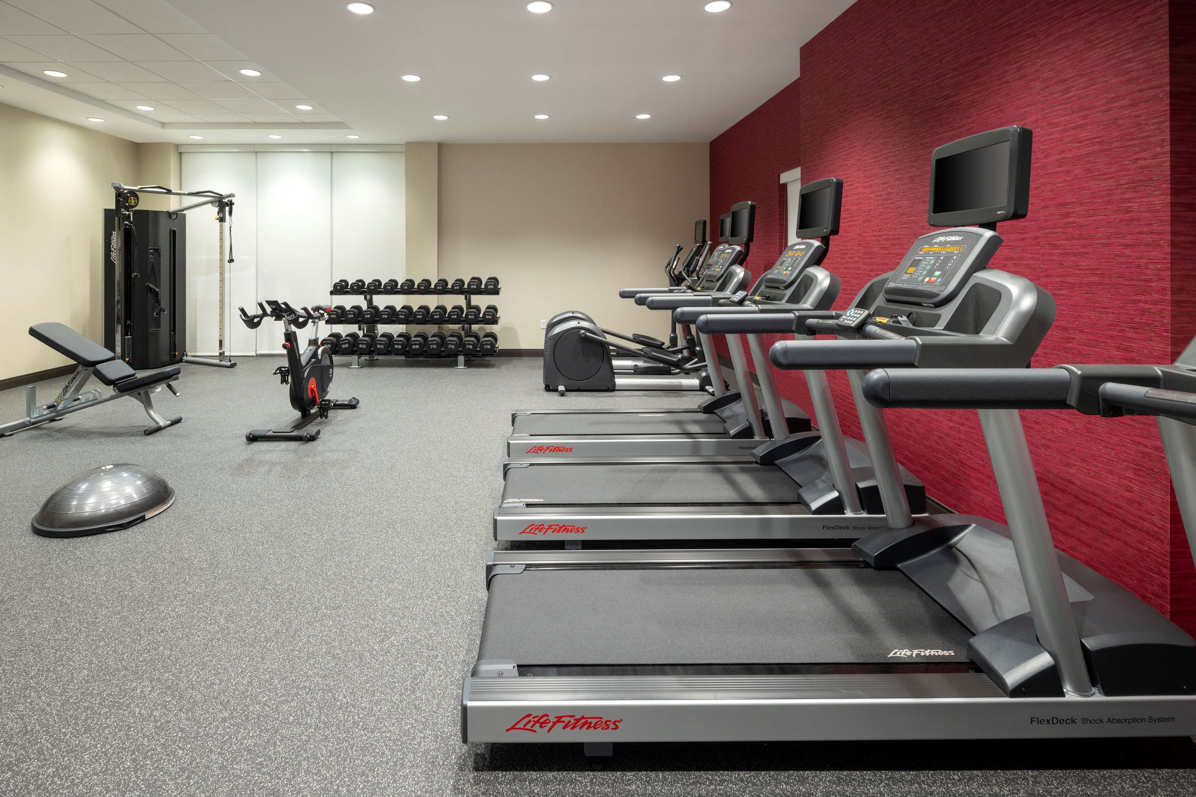 Health club  fitness center  gym