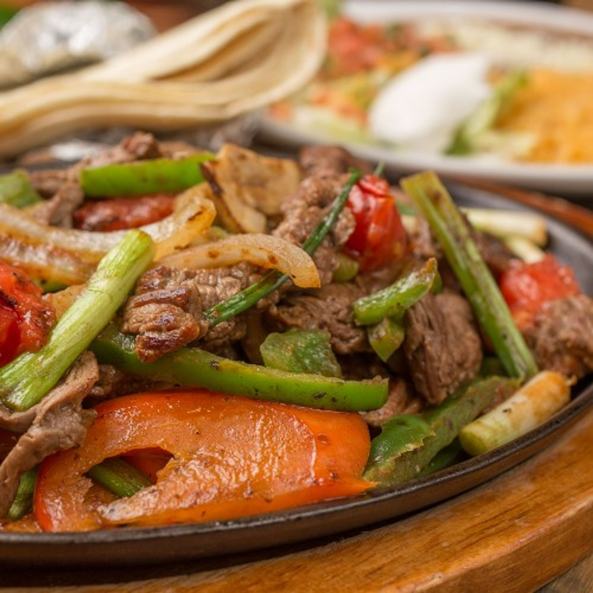 Sirloin Steak Fajitas (Supersize - For 2)