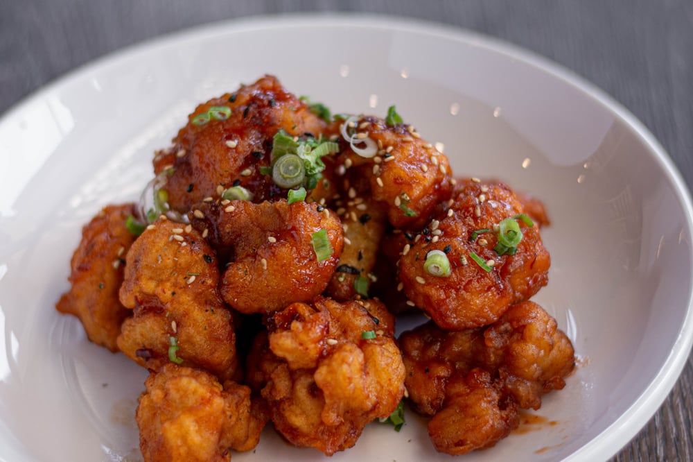 Sweet Spicy Yuzu Cauliflower