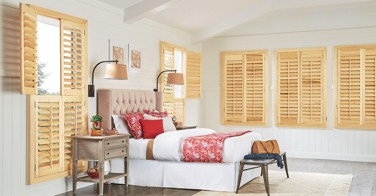 Shutters are a classic, timeless window covering for any home. They elevate just about any room let you control natural lighting in exquisite style and come in an impressive array of stains and paint colors. And the natural insulation properties of wood help lower your energy costs too.