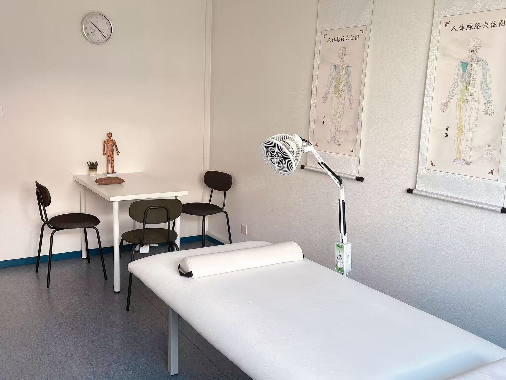 Acupuncture, massage, cupping