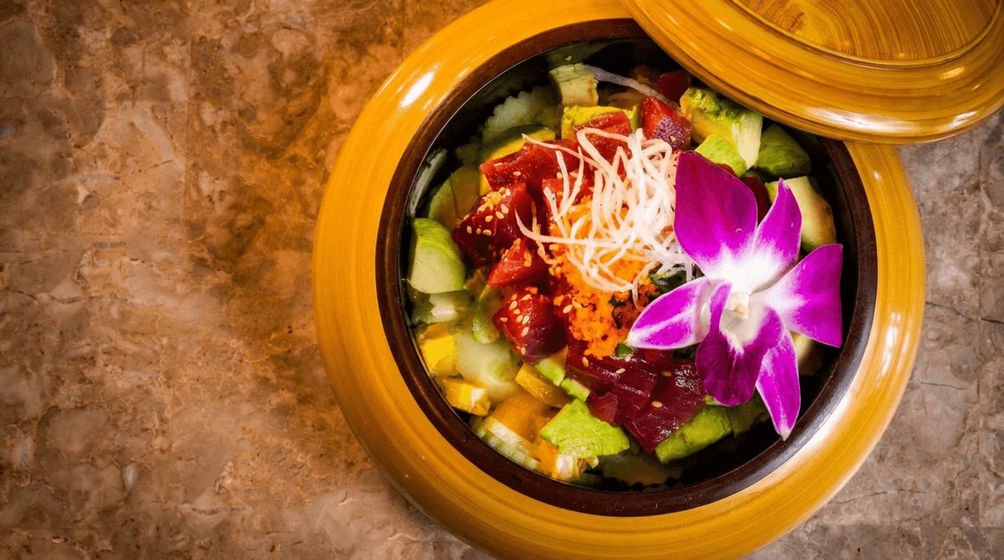 Orange Spicy Tuna Salad