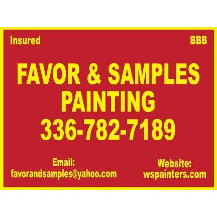 Favor and Samples Painting Logo