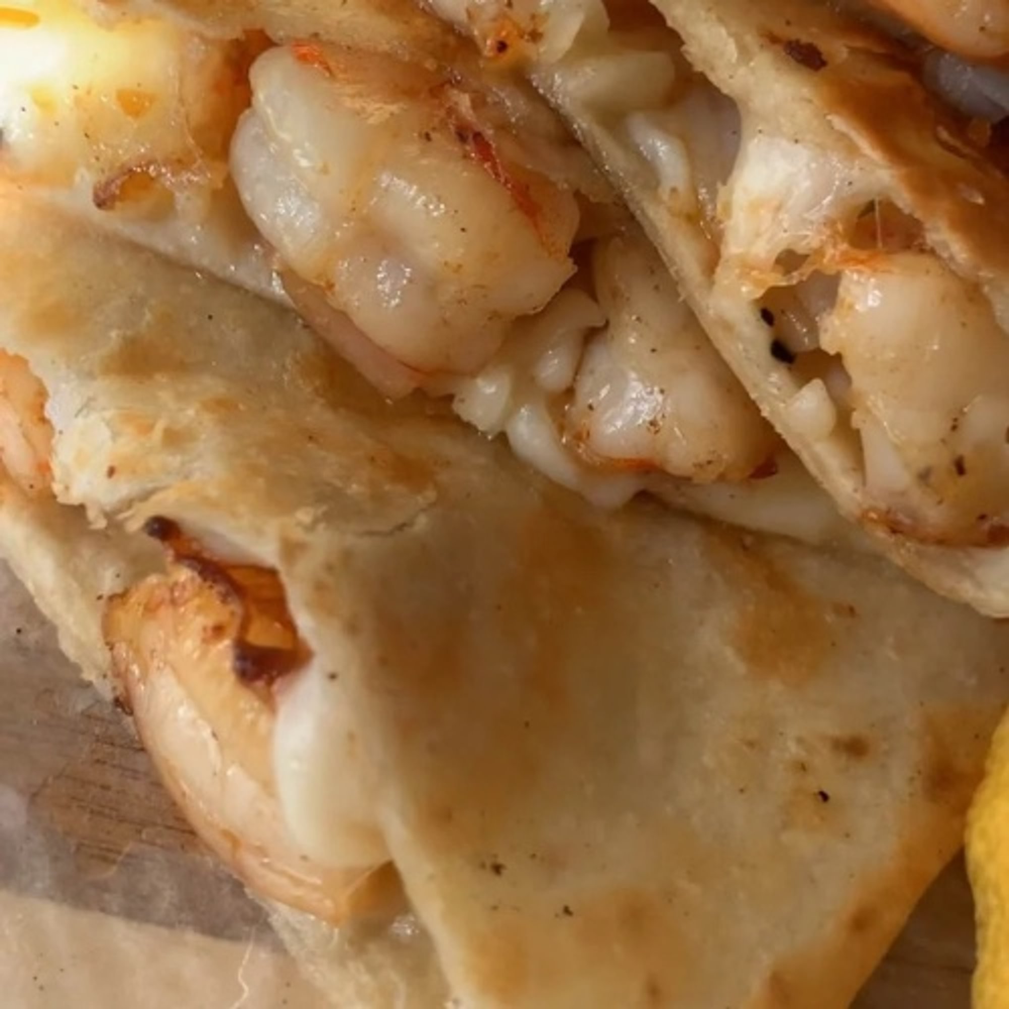 Chicken with Shrimp Quesadilla
