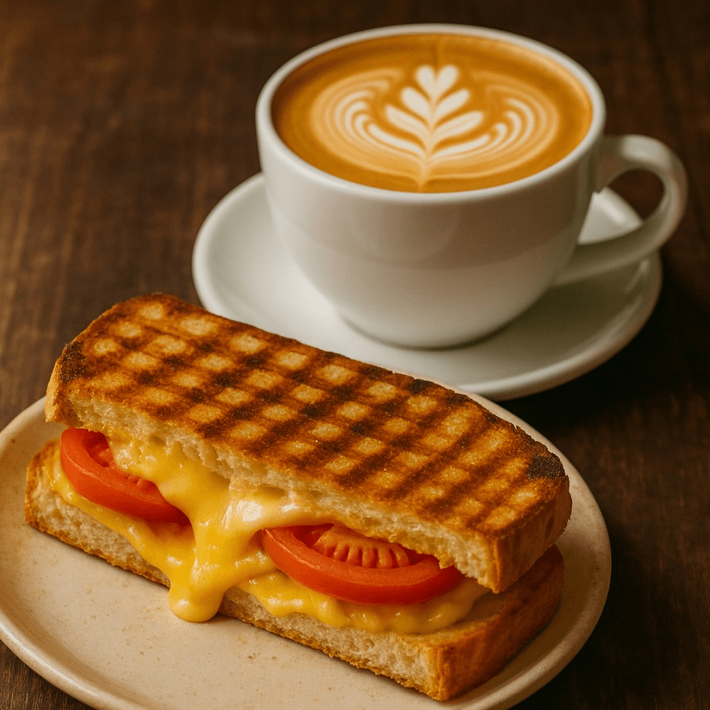 Grilled Cheese with Tomato Panini