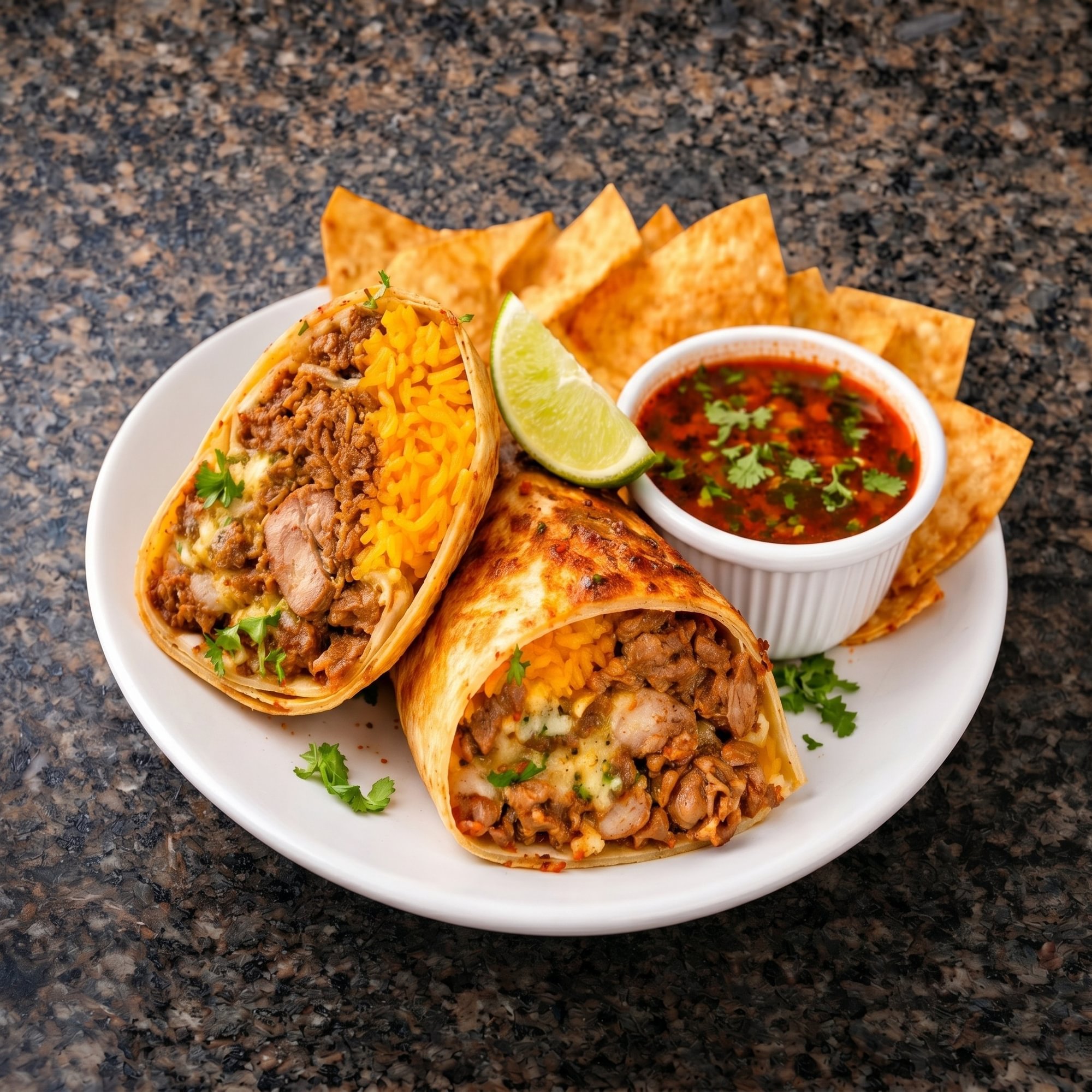 Crunchy Birria Burrito