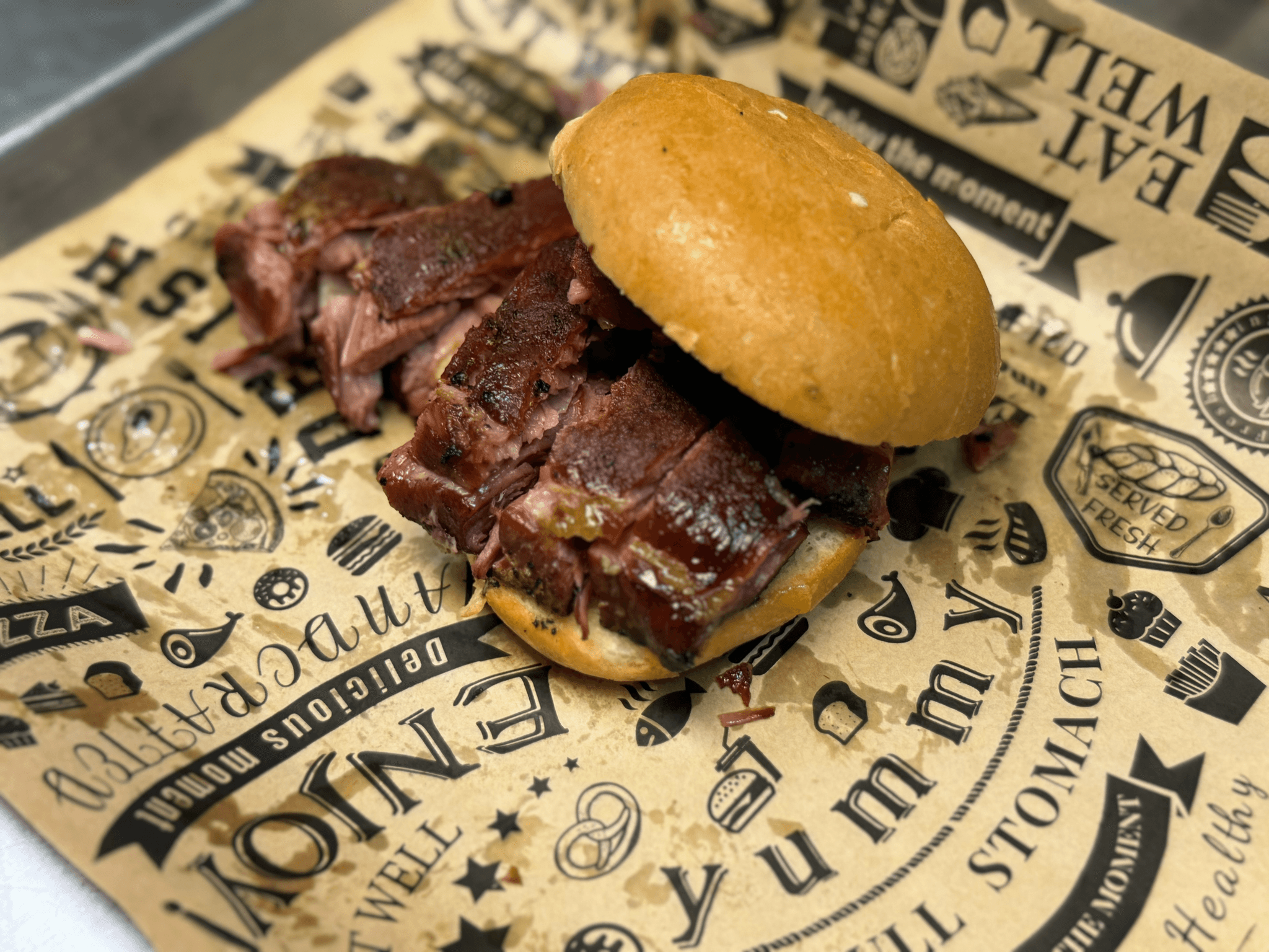 Rib Tips Sandwich