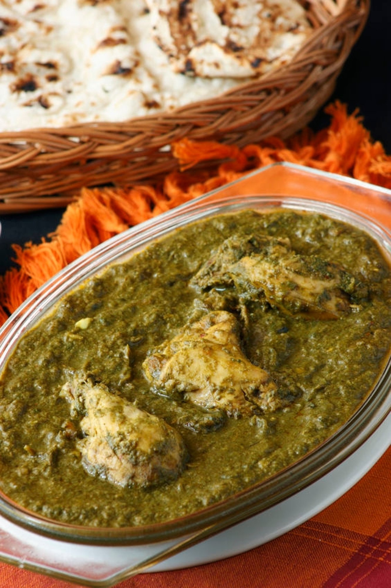 Saag chicken