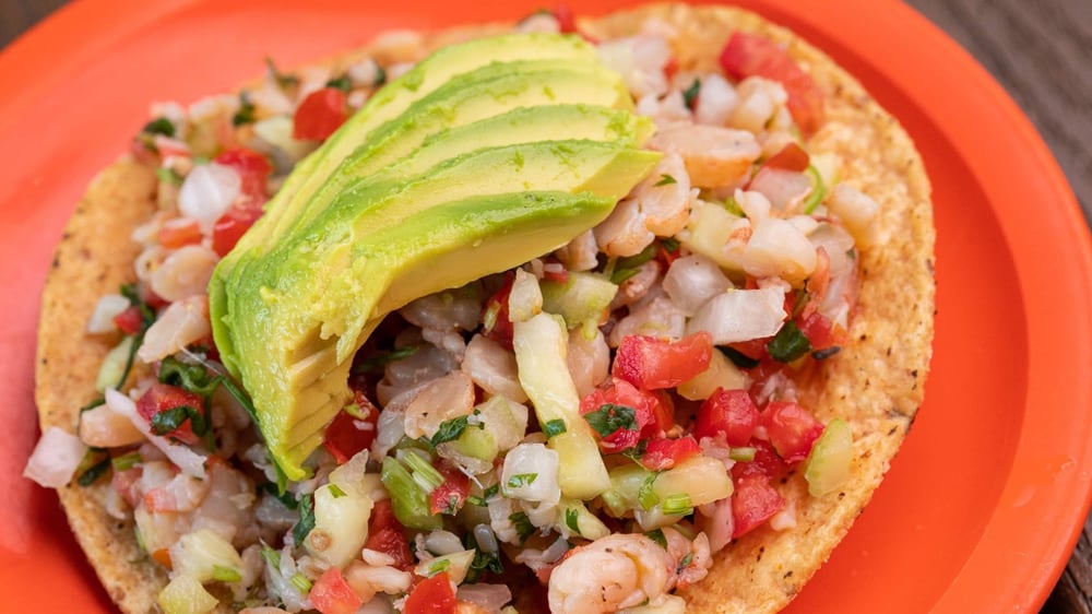 Shrimp Tostada