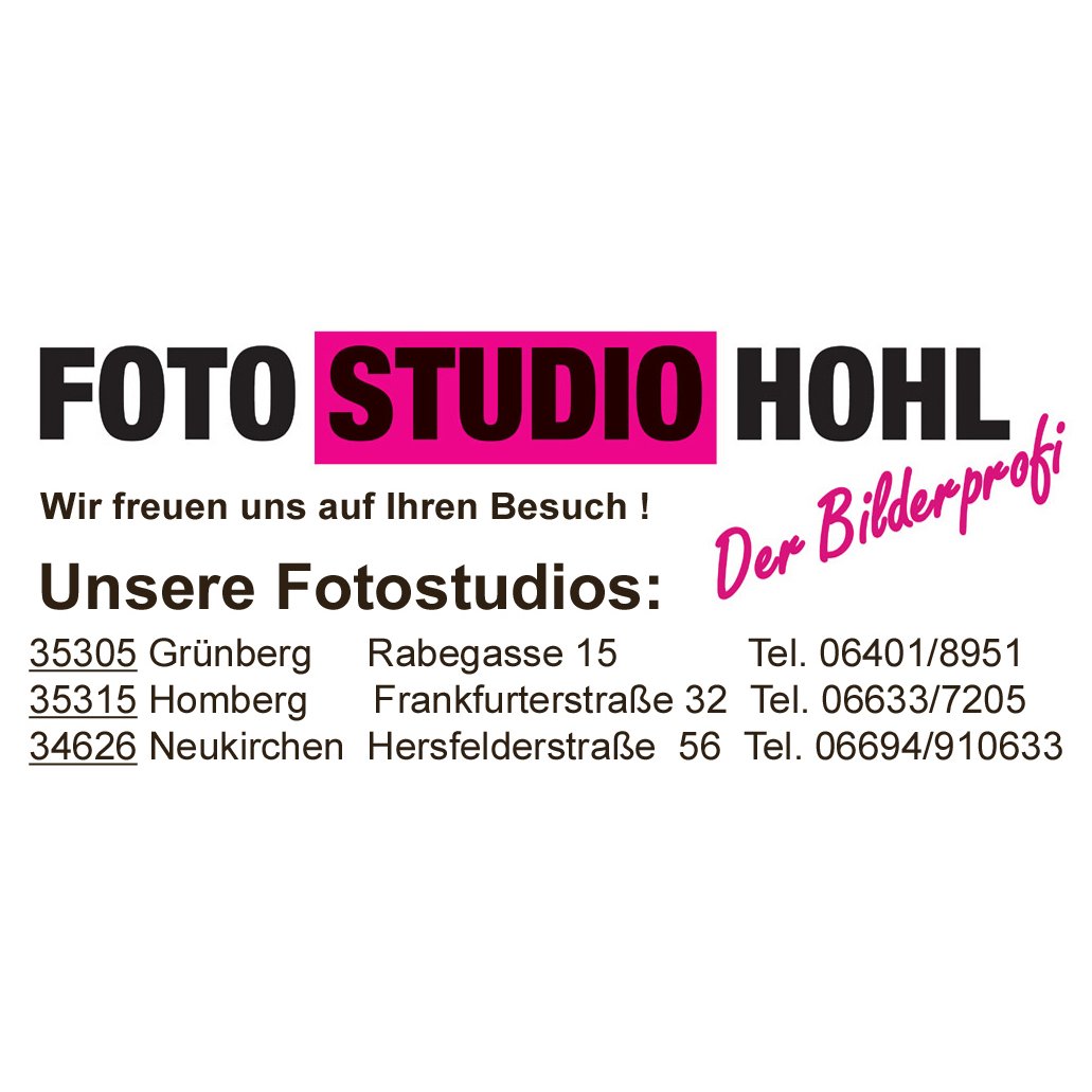 Logo von Fotostudio Hohl  Der Bilderprofi  Fotofachhandel