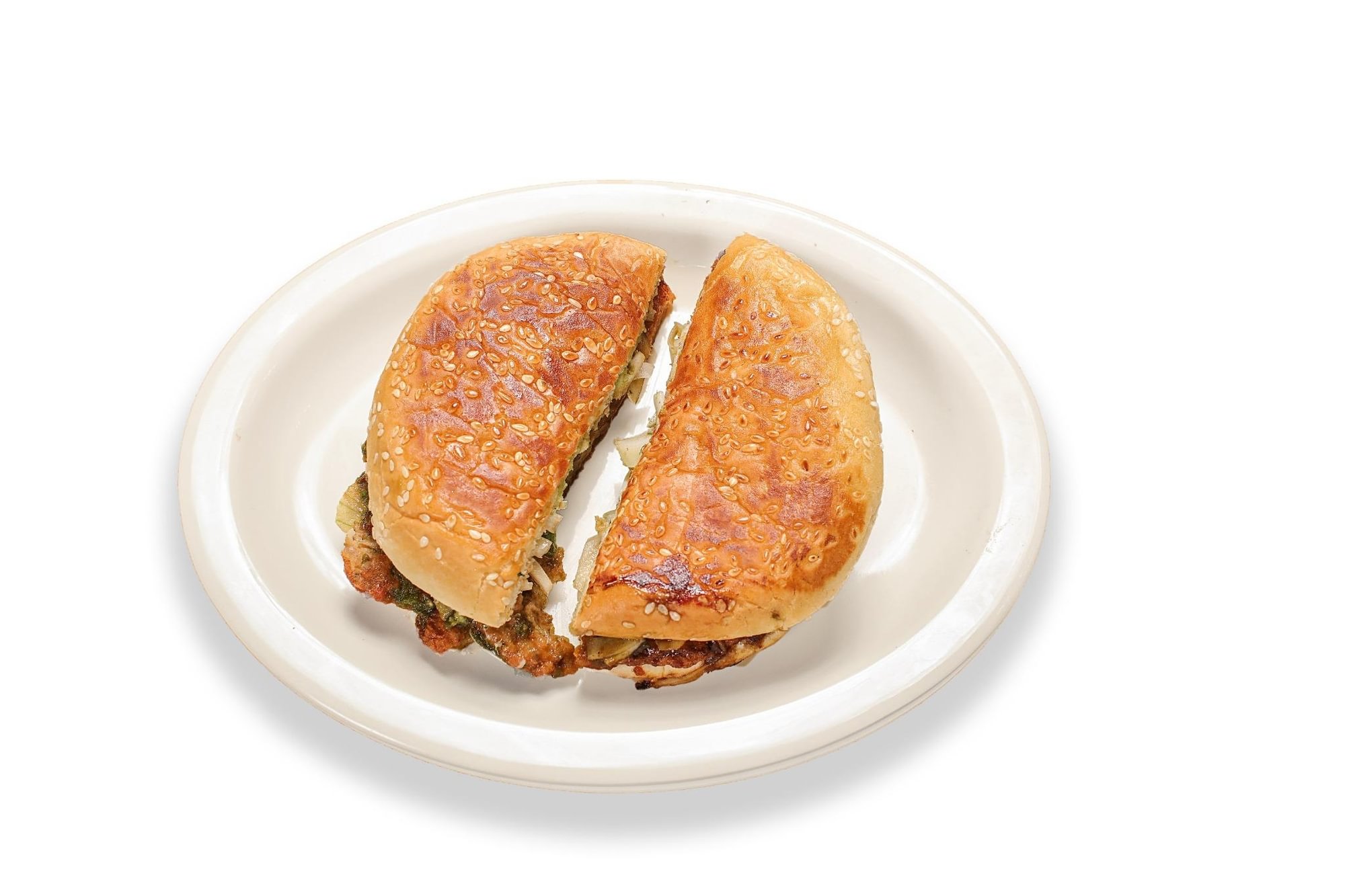 Chicken Chapli Bun Kabob