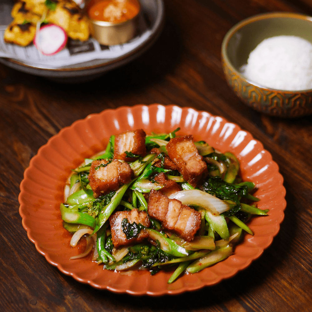 CR7 Kale With Crispy Pork