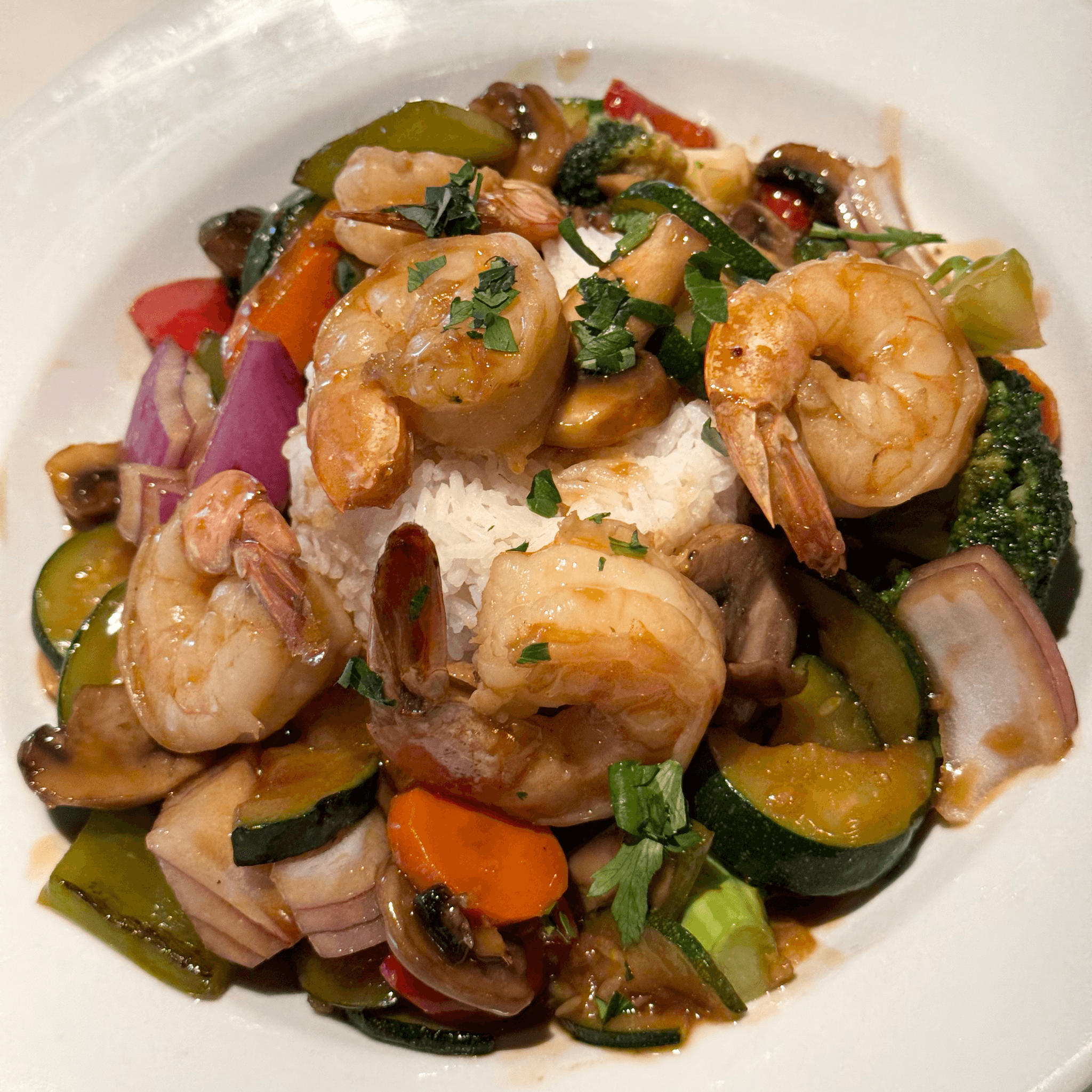 Prawns Teriyaki