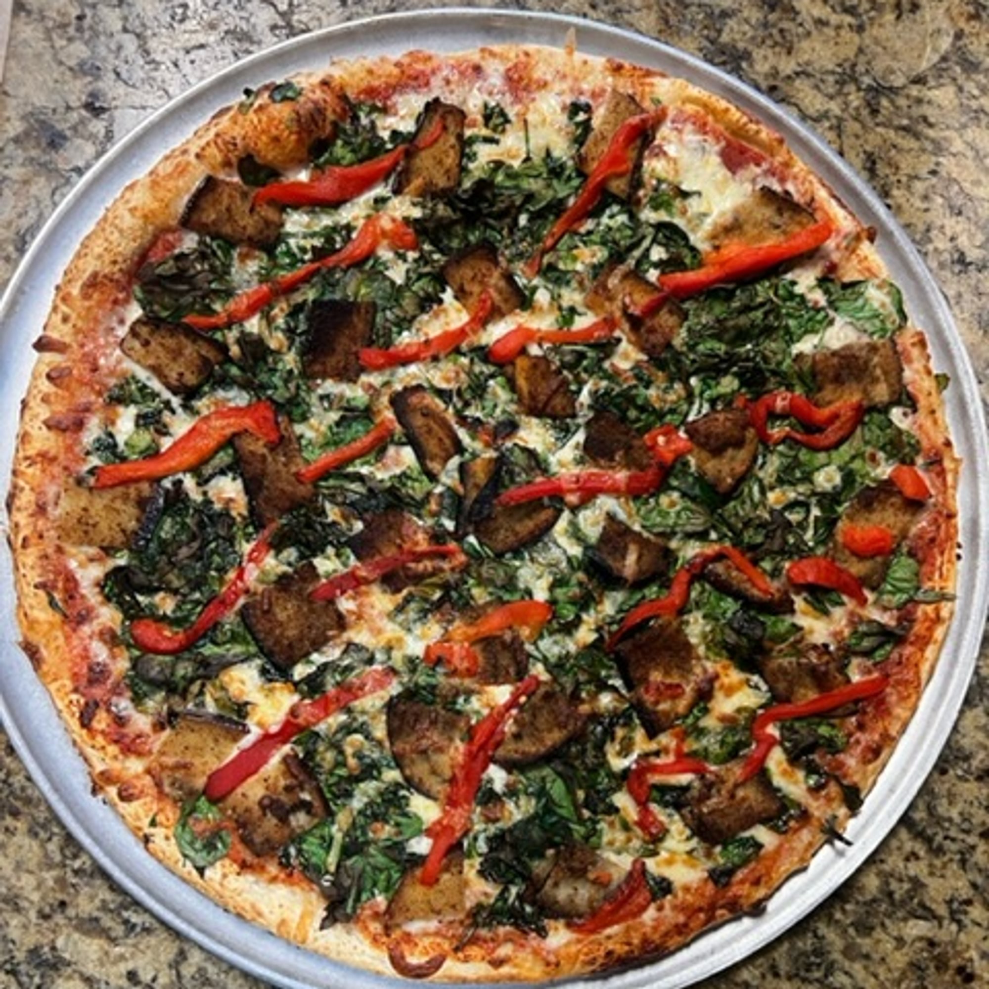 Roasted Eggplant Pizza 10"