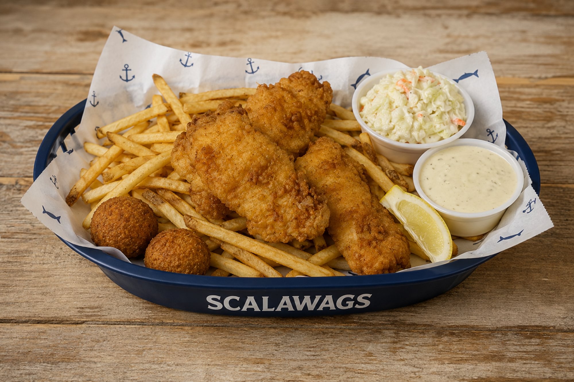 Three Piece Whitefish Basket