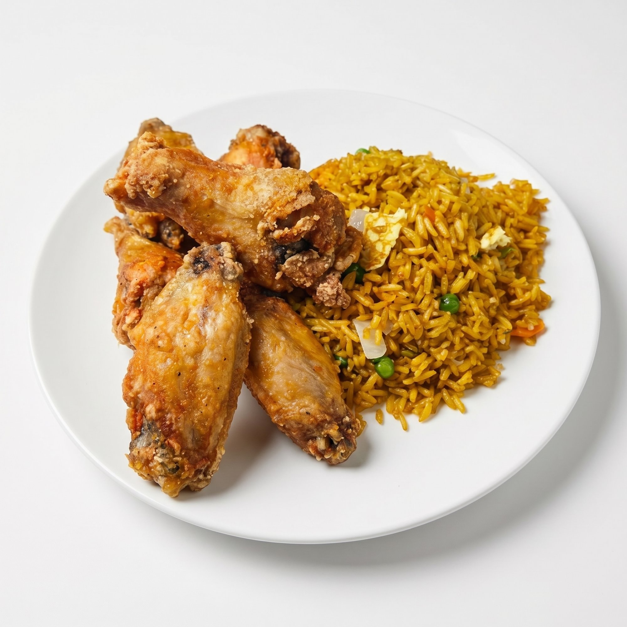 Wings with Egg Fried Rice