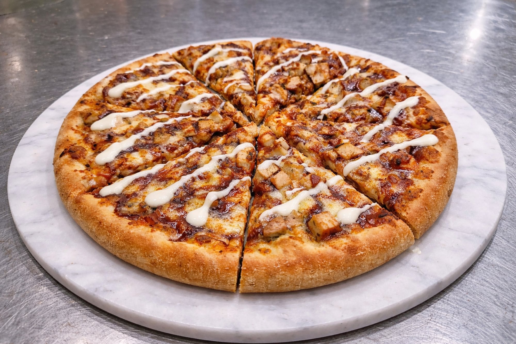 BBQ Chicken Ranch Pizza
