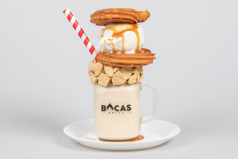 Dulce De Leche Churro Milkshake