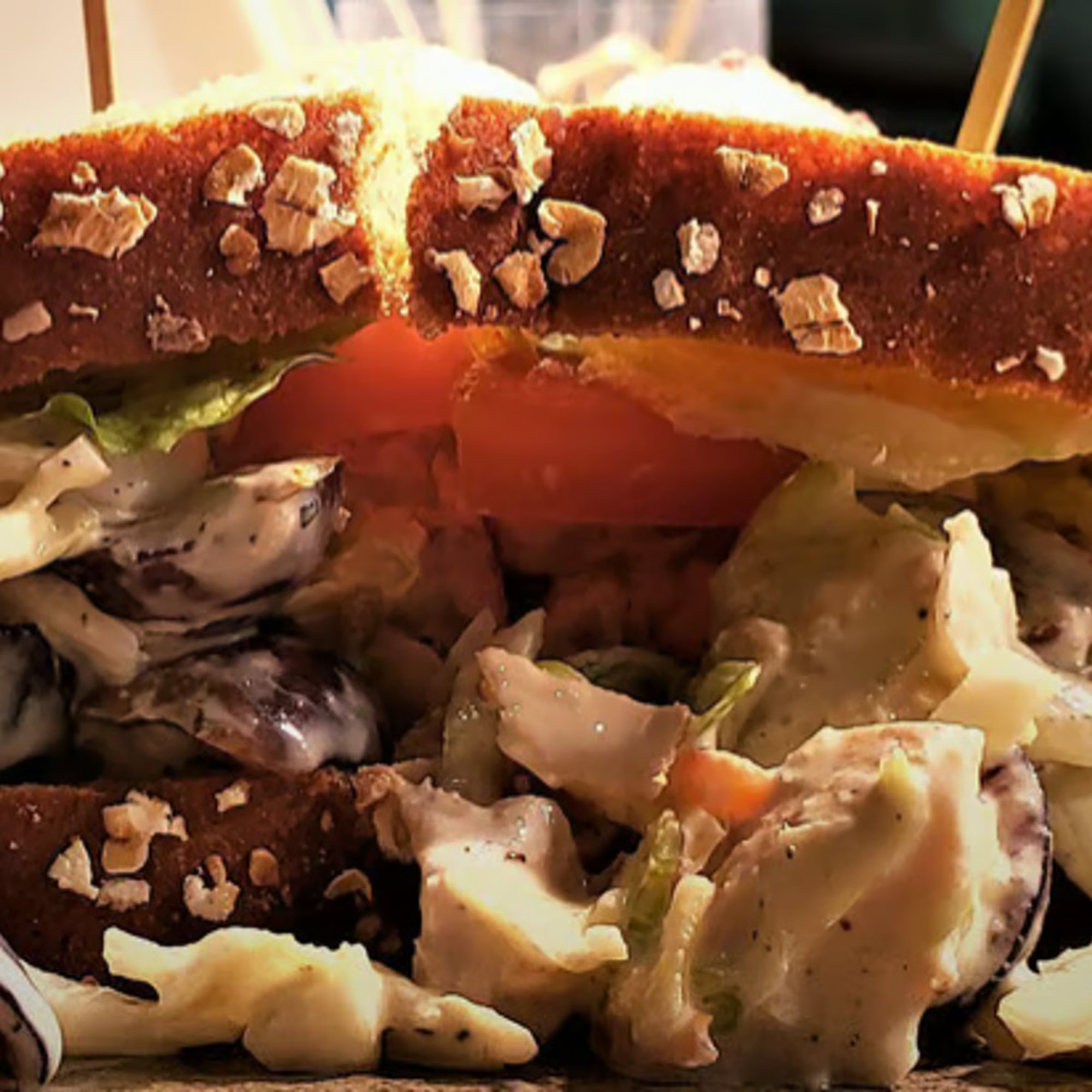 Smoked Chicken Salad Sandwich
