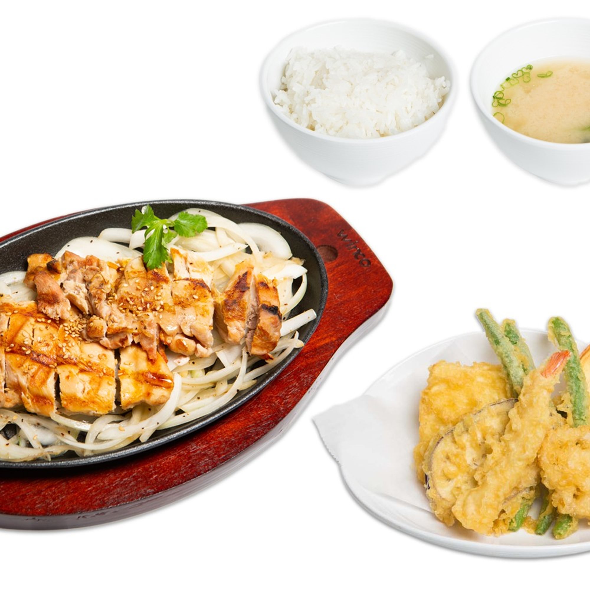 Chicken Teriyaki & Tempura