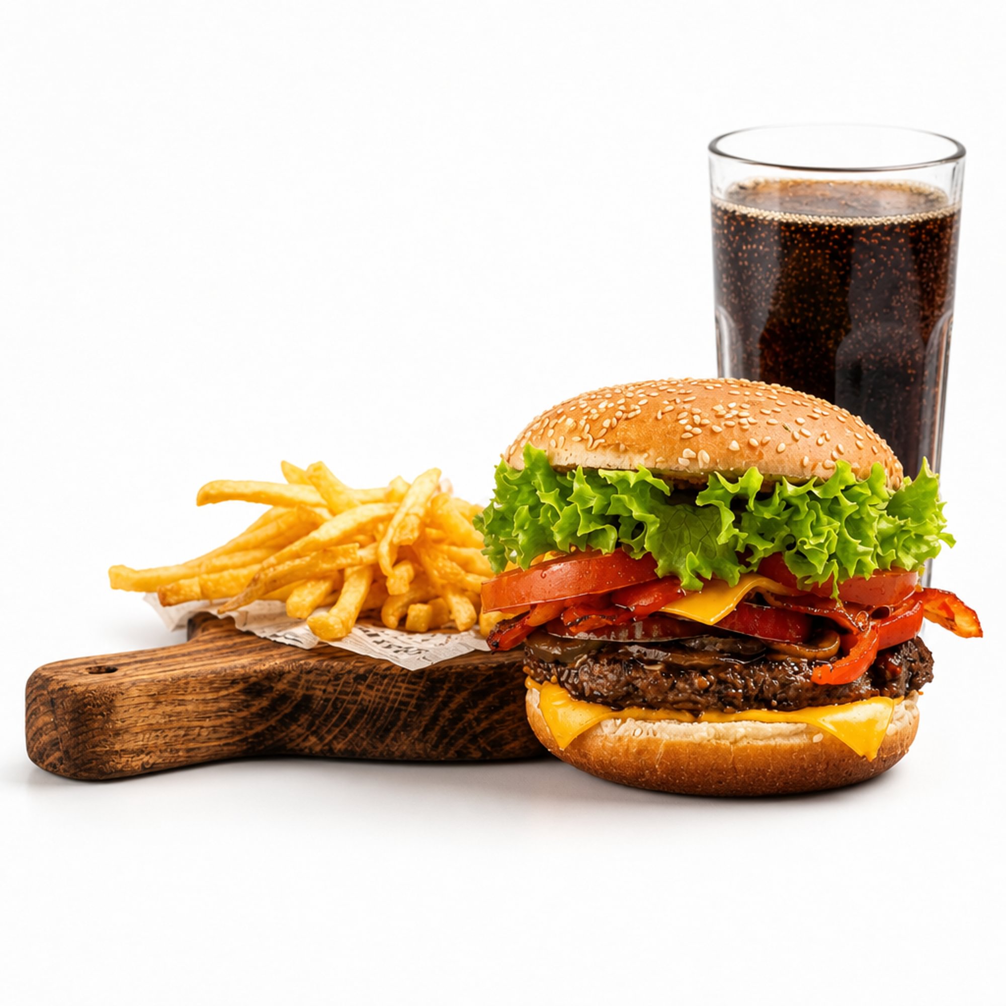 Double Cheese Burger Combo