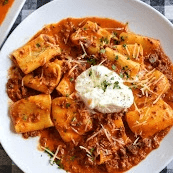 Paccheri Bolognese Pasta