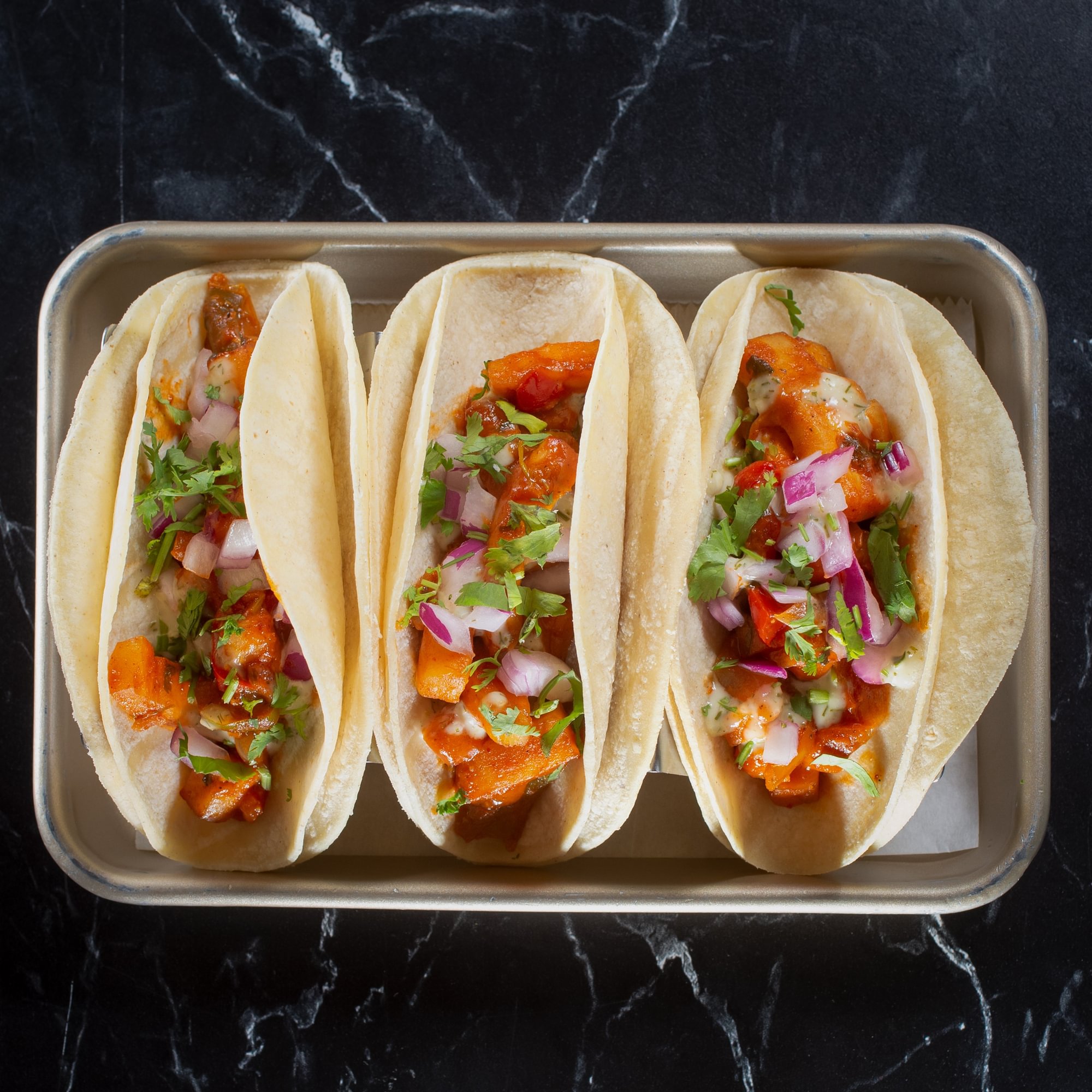 Paneer Tikka Tacos