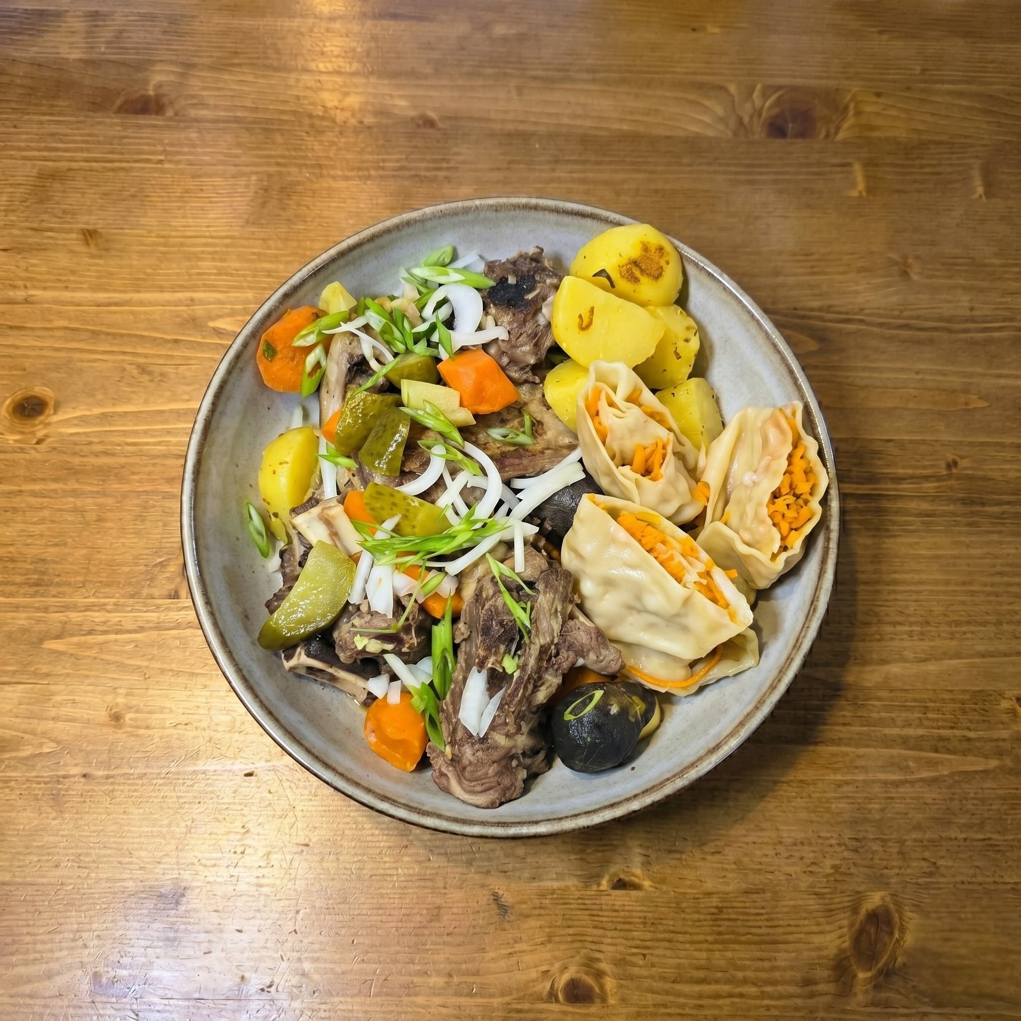 Stone-Grilled Lamb Chops (Khorkhog)